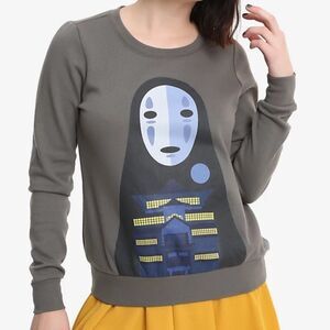 Her Universe Studio Ghibil Spirited Away No Face Character Pullover Sweatshirt